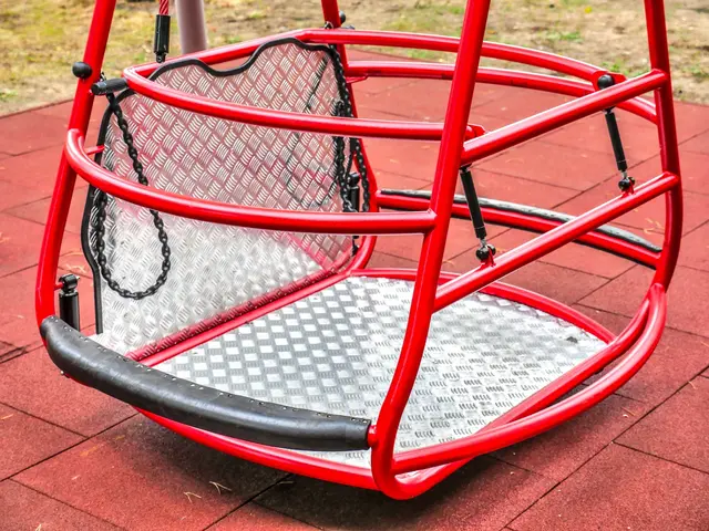 Saturn – Rullstolsgunga med säkerhetsram L:287 x B:189 x H266 cm 