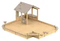 Prime Risto sandbox and playhouse Mist