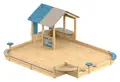 Prime Risto sandbox and playhouse Snow