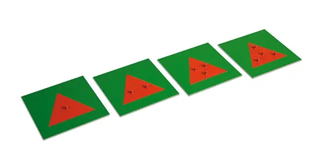 Metal Triangles: 4 Plates 