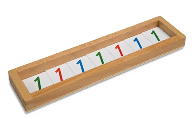 Geometric Hierarchy Number Cards 