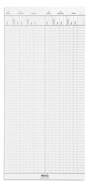 Large Bead Frame Paper: (50 sheets) 