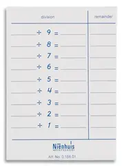 Division Tables