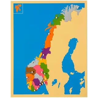 Puzzle Map: Norway
