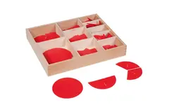 Cut-Out Labeled Fraction Circles