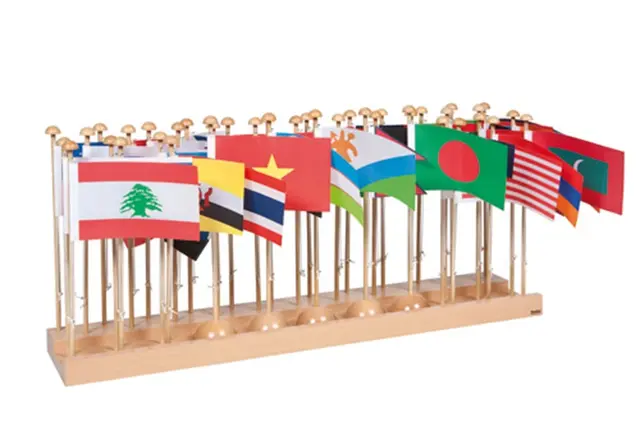 Flag Stand Of Asia 
