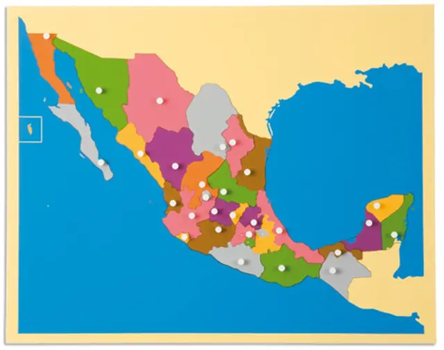 Puzzle Map: Mexico 