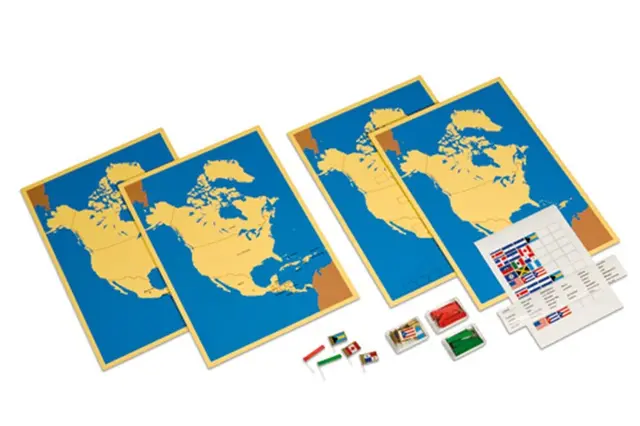 Four Maps Of North America 