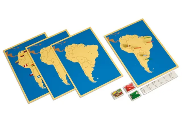 Four Maps Of South America 