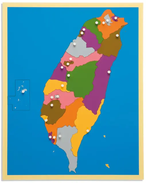 Puzzle Map: Taiwan 