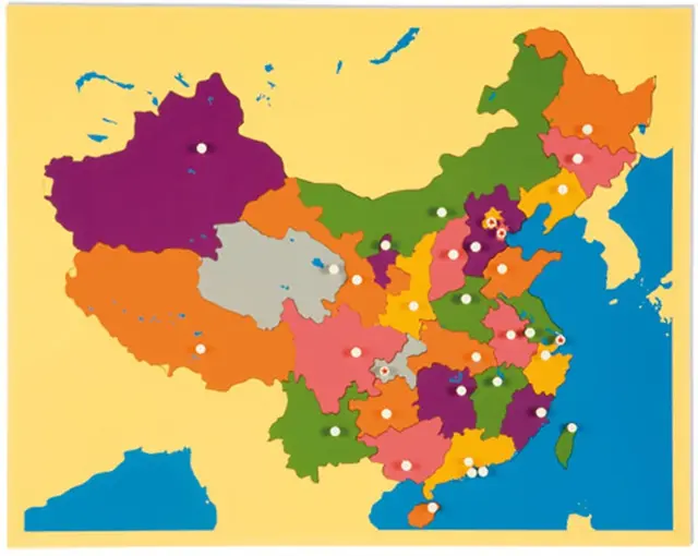 Puzzle Map: China 