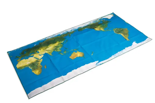 Large Chart Of The World 