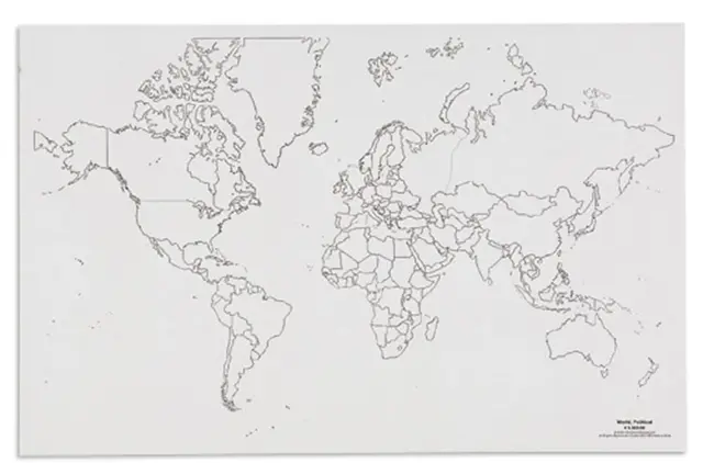 World: Political 50 st 