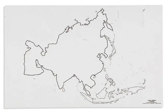 Asia: Outline 50 st 
