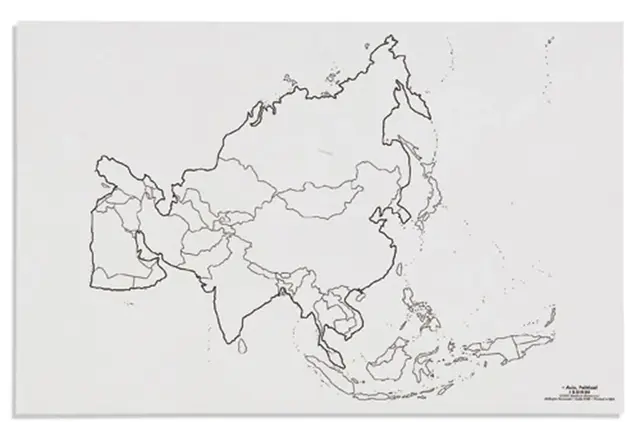 Asia: Political 50 st 
