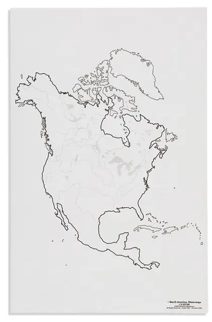 North America: Waterways 50 st 