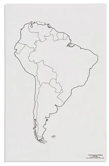 South America: Political 50 st 