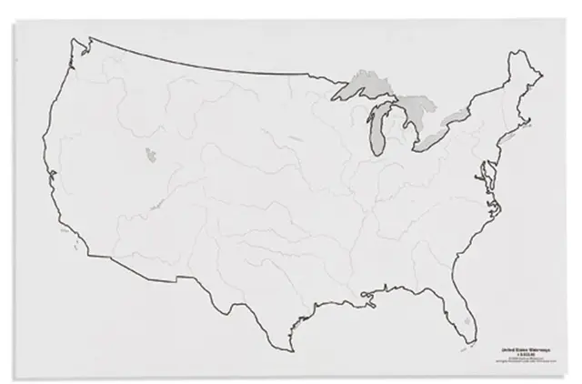 United States: Waterways 50 st 