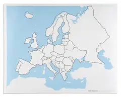 Europe Control Map: Unlabeled