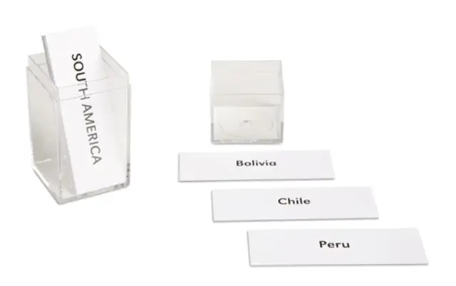 South America: Labels 