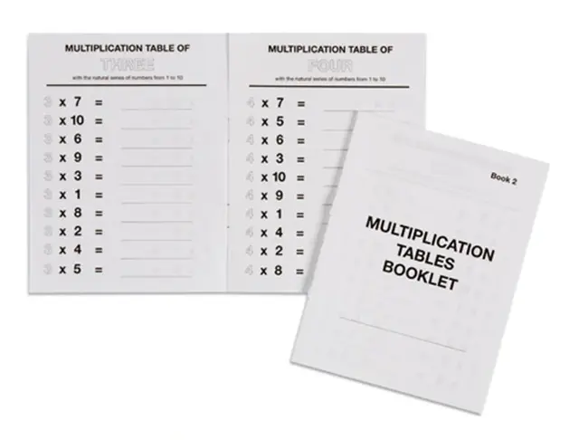 Multiplication Tables Booklet: 2 