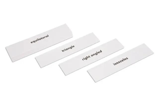 Geometric Cabinet Triangle Labels Advanced 