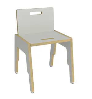 Frigg stapelbarstol med rygg B34 x D30 x H33 cm