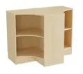 Stig T-modul 4-fack bj&#246;rk Med sockel, B120 x D73 x H92 cm