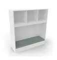 Stig sittmodul 21 vit Med sockel, B120 x D40 x H130 cm