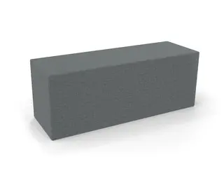 Stig rak sittpuff B120 x D40 x H45 cm